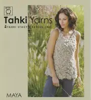 Tahki Yarns Knitting Pattern Book #L09-MAYA 4 Designs Women - Easy Knit