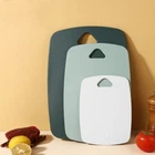 3PCS/SET Odor-Resistant Plastic Cutting Board Non-Slip Chopping Board for Meat
