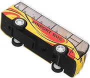ERINGOGO Pull Back Airport Bus Vehicle Construction Realistic Bus Model for Collectors Party Favors Goodie Bag Stuffers