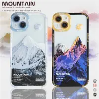 在飛比找蝦皮購物優惠-時尚雪山保護殼適用於 Iphone 13 12 Mini 1