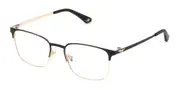 Police VPLP14 TAILWIND PRO 1 0302 Men's Glasses Gold Size 52 - Private Health Rebate - Blue Light Block Available