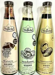 MegaChef Variety Pack ( 1 Sweet Dark Soy Sauce,1 Mushroom Sauce,1 Oyster Sauce )