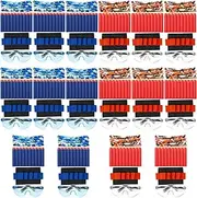 Sosation Party Supplies and Favors Compatible with Nerf, Includes Safety Tactical Glasses Face Mask Foam Darts Wrist Ammo Holder Gun Accessories for Boys Girls Birthday Party Favors Supplies (64 Pcs)