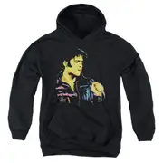 Hoodie - NEON ELVIS Pull-Over Sweatshirt classic
