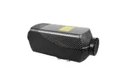 12V Diesel Air Heater 8KW Portable Parking Heater Remote Control LCD Panel Black and Grey