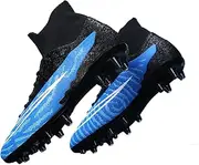 [JUNNMRE] Kids Soccer Cleats for Boys Girls Soccer Cleats High-top Football Cleats Outdoor Training for Big Child Soccer Shoes