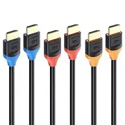 [Ultra High Speed HDMI Certified] Cable Matters 3-Pack 48Gbps 8K HDMI Cable - 3m, 8K@120Hz, 4K@240Hz and HDR Support for PS5, Xbox Series X/S, RTX3080/3090, RX 6800/6900, Apple TV, and More