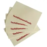 TechDiamonTools Set of 5 Wool Cloths for Buffing or Polishing red