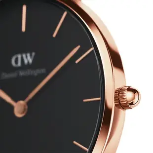 免運 帝安諾-實體店面 DW Daniel Wellington米蘭錶帶 黑錶帶 黑錶面 32mm DW00100201【APP下單享4%點數】