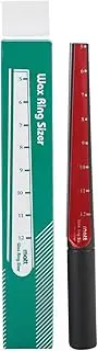 [Shanrya] Ring Sizer Measuring Tool, Ring Sizing Measure Stick Ring Mandrel Ring Measuring Tool Jewelers Wire Rings Making Tool for Wedding Finger Size Measurement, 9. 25x0. 87inch