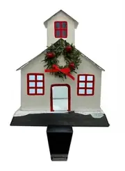 LED Holiday House Christmas Stocking Holder - St Nicholas Square- New