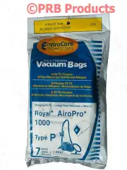 Royal AiroPro RY 1000 Type P Allergy Canister Vacuum Cleaner Bag Dirt Devil #213