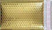 #0 Metallic Gold Bubble Mailer, 6.5" x 9.25" - Case of 100