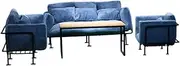 1/6 Skala Sofa -Set Model with Table Can Be Collectable Accessory Cosplay Doll