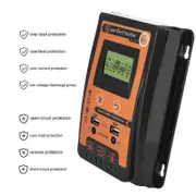 OZNALA 50A MPPT Solar Panel Charge Controller Battery Regulator DC12/24V Dual-US