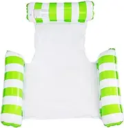 Pool Lounger, Inflatable Pool Floats, Portable Quick Inflation Floating Lounge Chairs, Blow Up Mat Swim Toys for Beach Gear Swimming Accessories