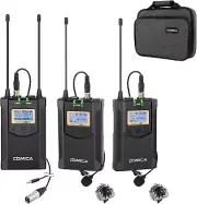 CVM-WM100PLUS - Wireless Microphone System for Cameras, Camcorders, Smartphones,