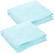 Homoyoyo 2pcs Oversized Cotton Facial Towels Soft Absorbent Wash Cloths for Adults Multipurpose Bath Towels for Gym Quick Dry