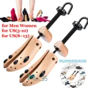 2-Way Wooden Shoe Stretcher Length and Width Adjustable 2 Size For Woman Men