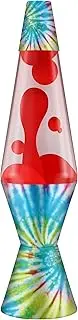 LAVA 14.5" LAMP Pinwheel Tie-Dye, Red/Clear, (24880400UK)
