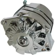 CHROME ALTERNATOR Fits HIGH OUTPUT CRUSADER PLEASURECRAFT MARINE ENGINE 200A