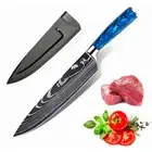 Premium Chef Knife Fixed Blade With Resin Handle Ultra Sharp Kitchen Knives