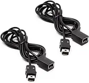 2PCS 10ft/3m Extension Cables Compatible with NES Classic Mini Edition (2016) Controller, Extending Cords for Super Classic Edition-2017 Wii Remote/Wii Nunchuck Controller