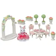 Sylvanian Families Rose Garden Tea Party Set Official Store Only Calico Critters