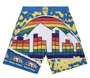 Mitchell & Ness Denver Nuggets NBA Jumbotron Shorts Men Sz XL