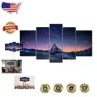 High Definition Starry Night Sky Art on Canvas - Ready to Hang 5 Panels