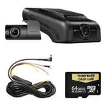 Thinkware 4K UHD Front & 1080P HD Rear Dash Cam Kit 64GB (U1000 Plus) - U1000D64