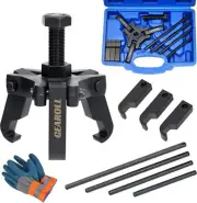 Harmonic Balancer Puller Remove Extractor Kit Set, Adjustable 3-Jaw Puller