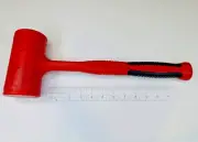 Snap On Tools NEW HBFE56 56 Ounce Dead Blow RED Soft Grip Hammer USA