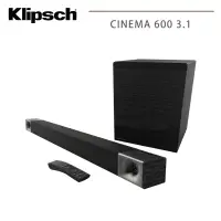 在飛比找PChome24h購物優惠-Klipsch Cinema 600 3.1 家庭劇院 so