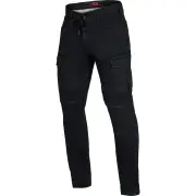 Cargo Black Textile Motorcycle Pants