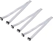 uxcell 3 Pcs IDC Flat Ribbon Cable, 2.54mm Pitch 15mm Width 50cm Long 12 Pin FC to FC Flat Ribbon Connector Jumper Wire for PC, LED Displays