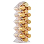 Acrylic Lipstick Holder Organizer 9/16 Slots Clear Lip Gloss Display Stand