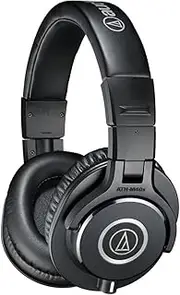 Audio-Technica ATH-M40X Comfortable Monitor Headphones, Black, Small (at ATH-M40X)