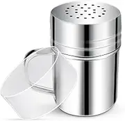 6 oz Spice jar with Hole and lid Stainless Steel Rotating Kitchen Household Seasoning Pepper Barbecue Seasoning jar Bottle