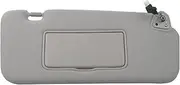 Dasbecan Right Passenger Side Sun Visor with Light Compatible with Nissan Murano 2009 2010 2011 2012 2013 2014 Gray 96400-1AA1B