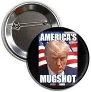 [Lunch Money] America's Mugshot TRUMP Never Surrender No More Bullshit ULTRA Maga Collectors Political Button Badge Pin Made in USA By Americans for Americans Donald J Trump 4 More in 2024, Aluminum, aluminium