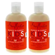 Shea Moisture Mango & Carrot Kids Extra-Nourishing Shampoo - Pack of 2 by Shea Moisture for Kids - 8 oz Shampoo