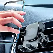 Car Phone Holder, Universal Phone Holder [Upgraded Version, Suitable for Bumpy Roads] Car Air Vent Phone Holder, Suitable for 4.7 to 7 Inch Smartphones, Air Vent Phone Car Holder Car Phone Holder