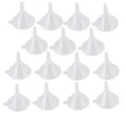 50PCS Small Funnel Mini Funnel Clear Plastic Funnels for Lab Bottles, Sand Art,