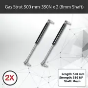 Gas Strut 500mm-350N x2 (8mm Shaft) Caravans, Trailers, Canopy, Toolboxes struts