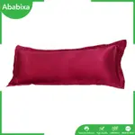 COMFORTABLE SILK SATIN LONG BODY PILLOW PILLOWCASE DOUBLE PI