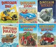 Penny Dale's Dinosaurs Series 6 Books Set With a Free Stories Audio Book! (Dinosaur Dig!, Dinosaur Zoom!, Dinosaur Rocket!, Dinosaur Pirates!, Dinosaur Farm! & Dinosaur Rescue!)