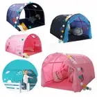 Children's Cabin Bed Tunnel Tent for 90-100cm in Width Loft Bed Bunk Tent Pop Up