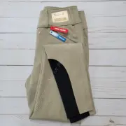 Tailored Sportsman Mid Weight Technical Breeches with Silicone Patch - Front Zip