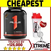 RULE 1 R1 ONE PROTEIN 5LBS WHEY POWDER ISOLATE 76 SRV // WPI ON LEAN 5LB